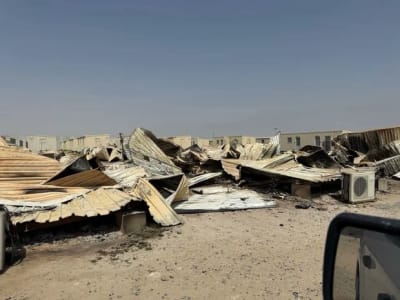 Images Show Damage at Prince Sultan