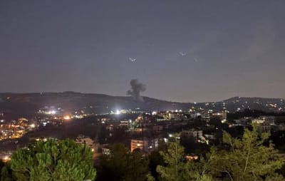 IDF Strikes Nabatieh al-Fawqa, Lebanon