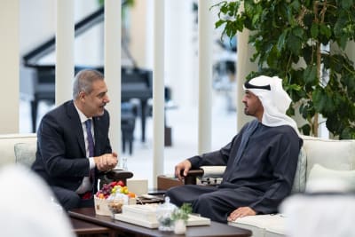 UAE President Hosts Turkish FM