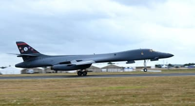 B-1B Bombers Leave RAF Fairford