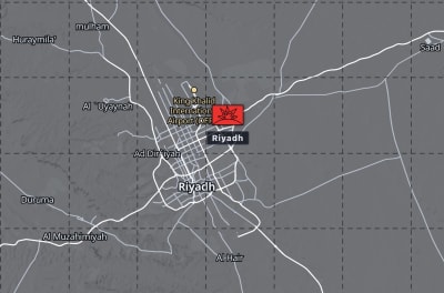 Missile Strikes Riyadh Airport