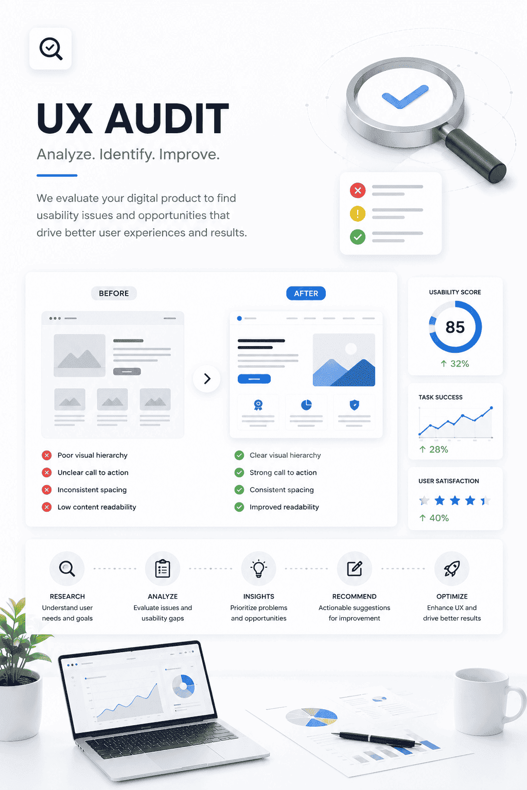 UX Audit & Optimization UX Audit & Optimization