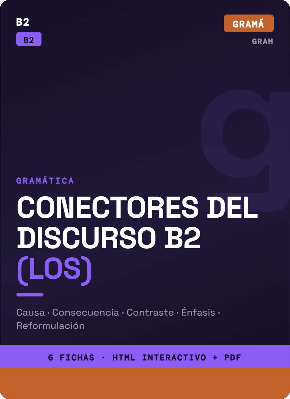 Conectores del Discurso