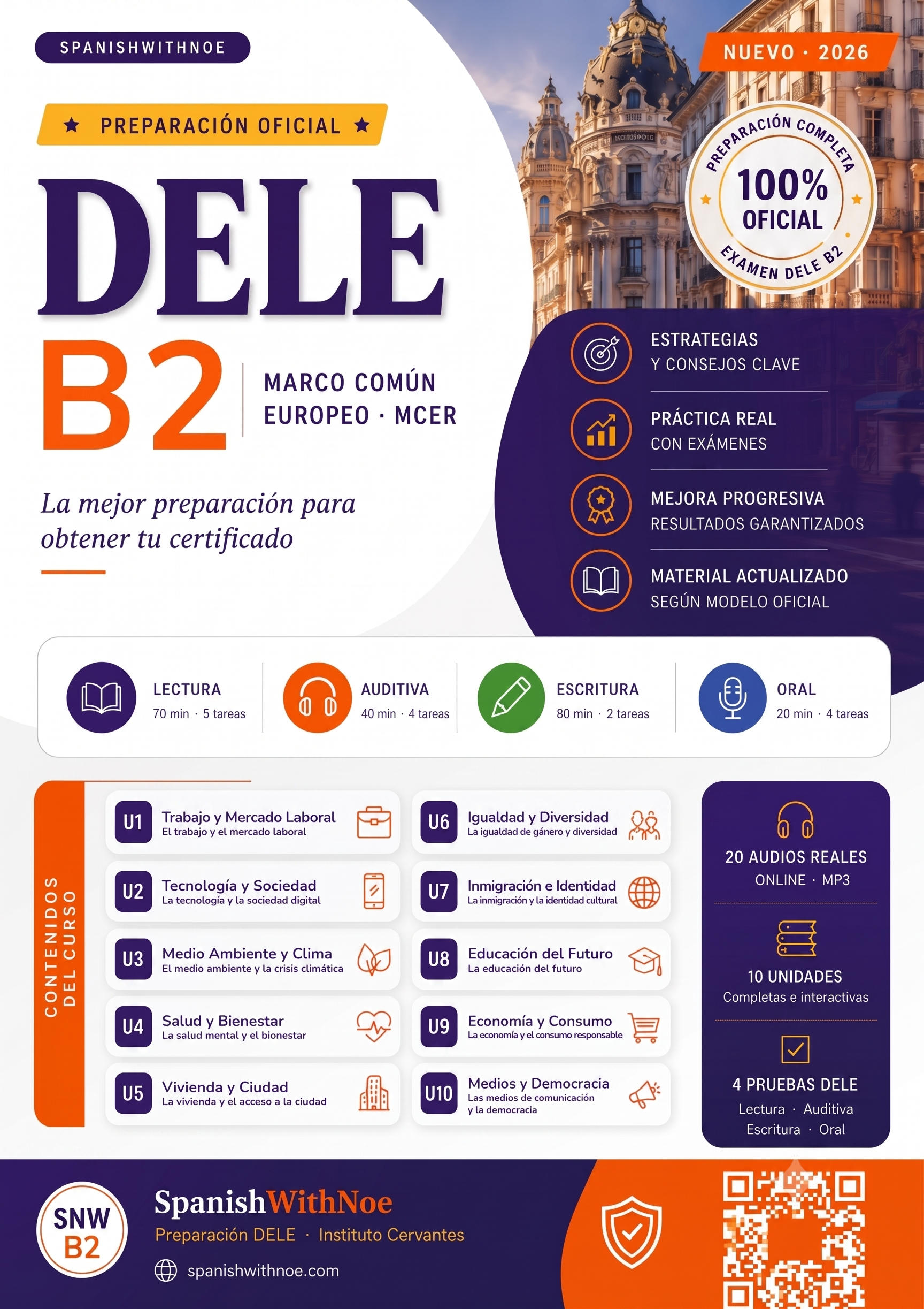 DELE B2 - Preparación Oficial