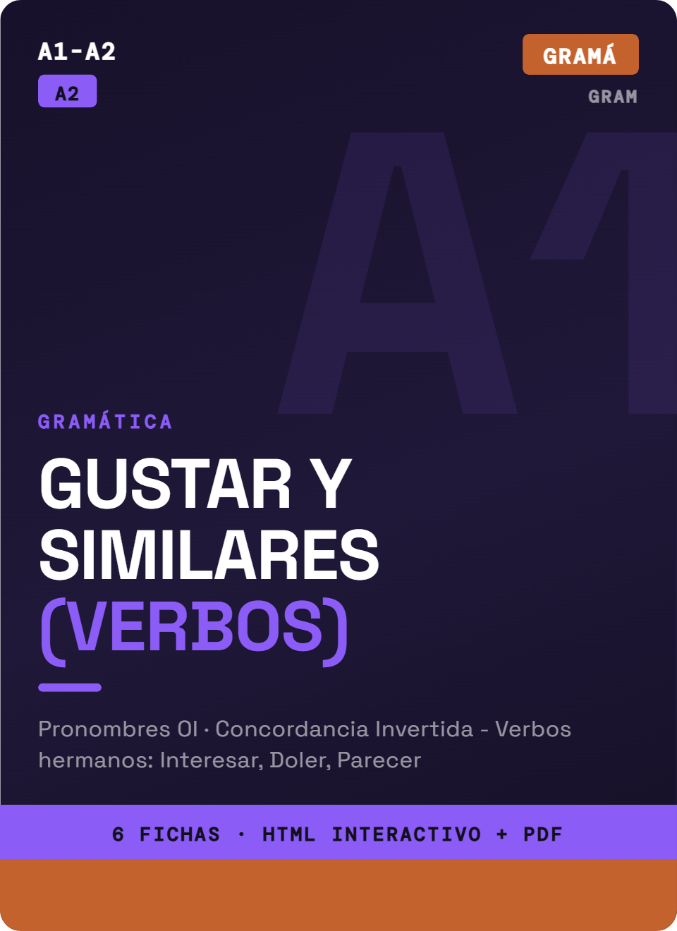 Gustar y Verbos Similares