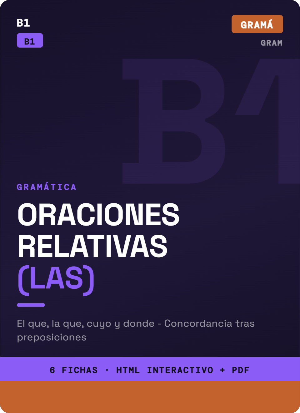 Oraciones Relativas Complejas