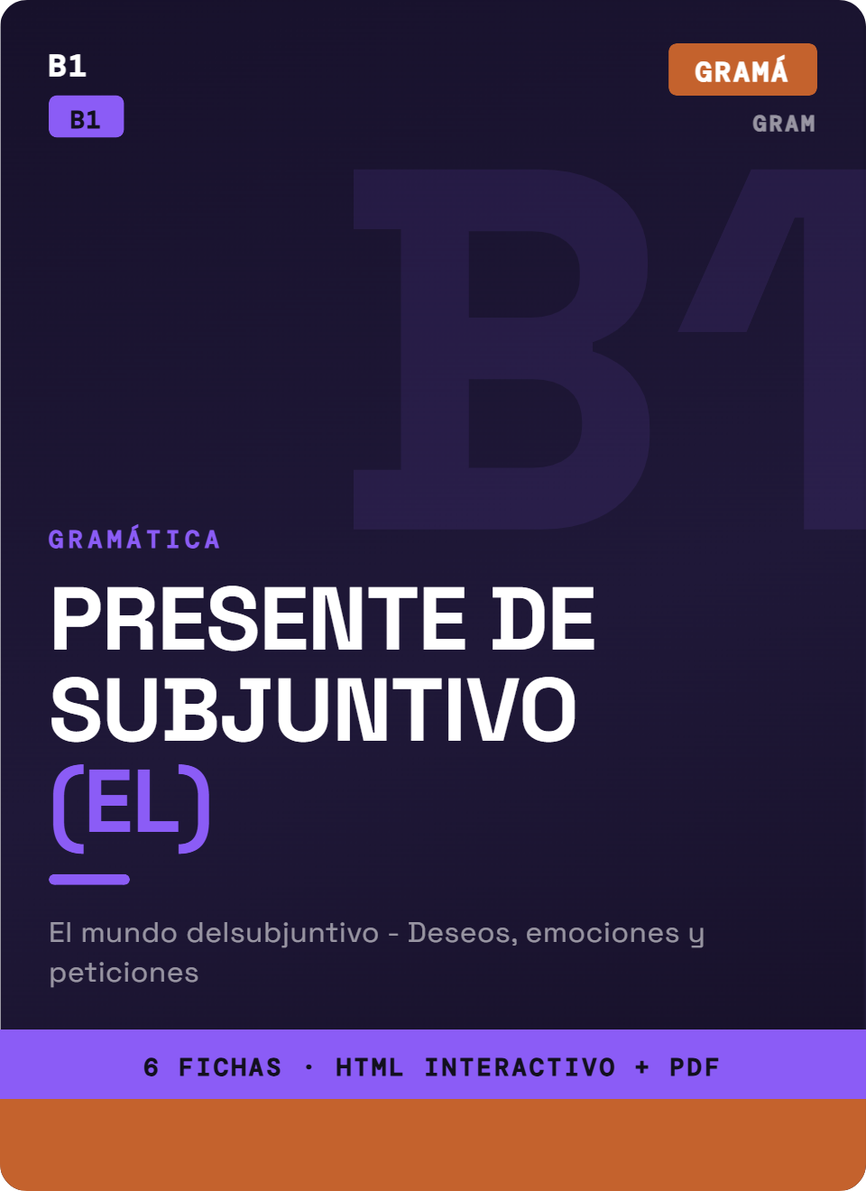 Presente de Subjuntivo (Introducción)