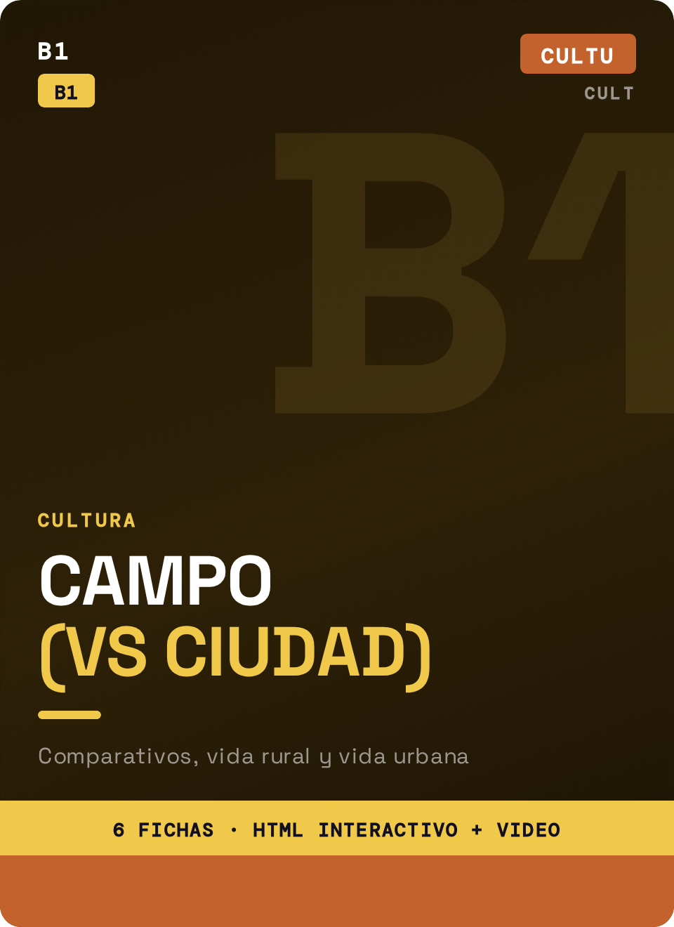 Campo vs. Ciudad