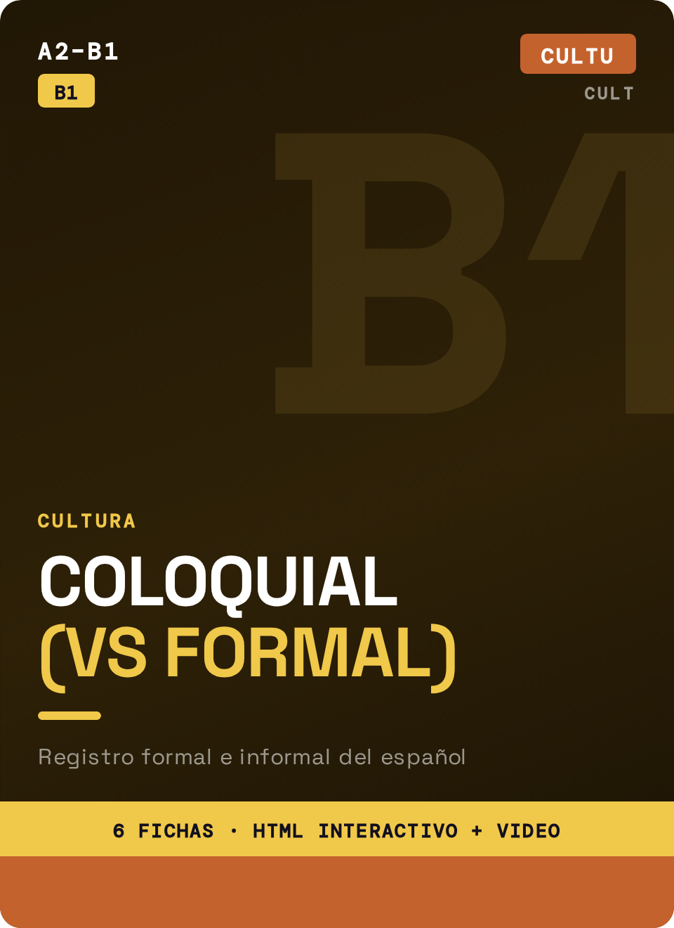 Coloquial vs. Formal