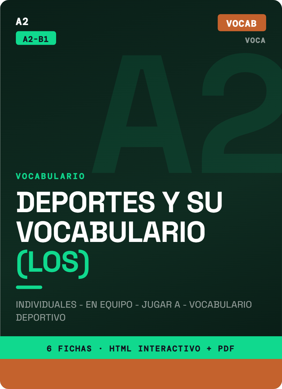 Deportes y su Vocabulario