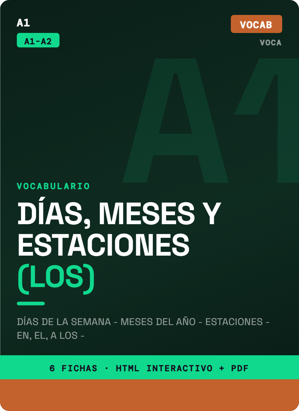 Días, Meses y Estaciones