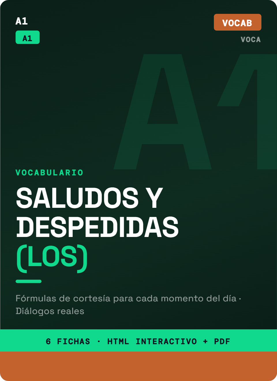 Saludos y Despedidas