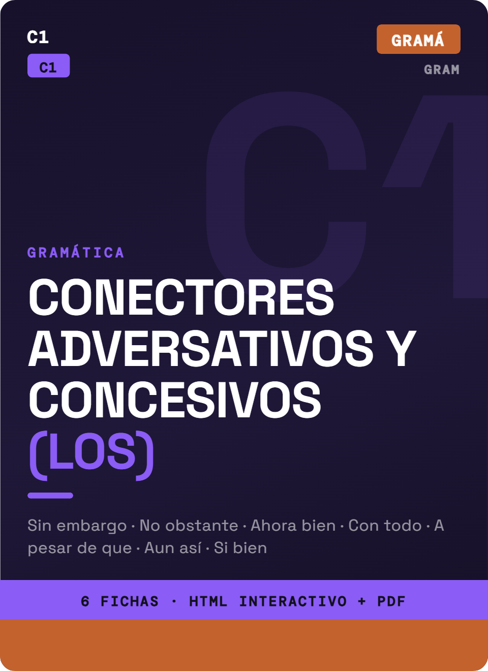 Conectores Adversativos y Concesivos