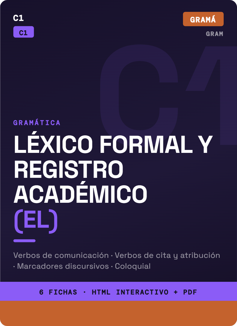 Léxico Formal y Registro Académico