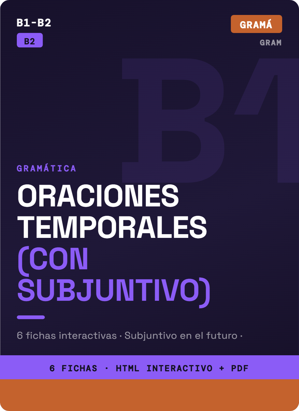 Oraciones Temporales con Subjuntivo