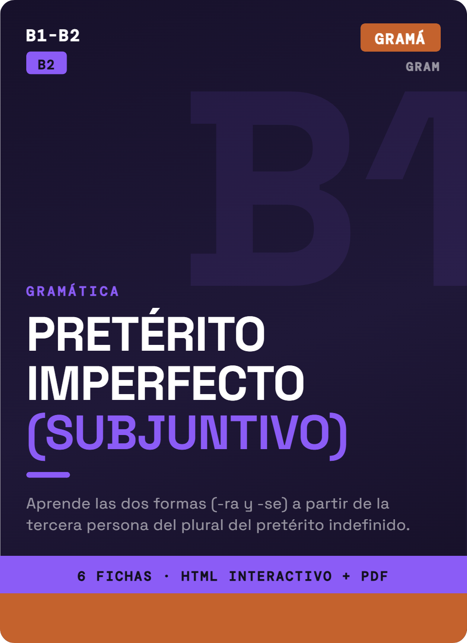 Pretérito Imperfecto de Subjuntivo