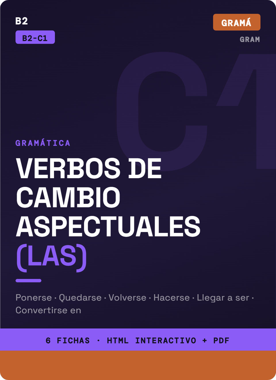 Verbos de Cambio Aspectuales