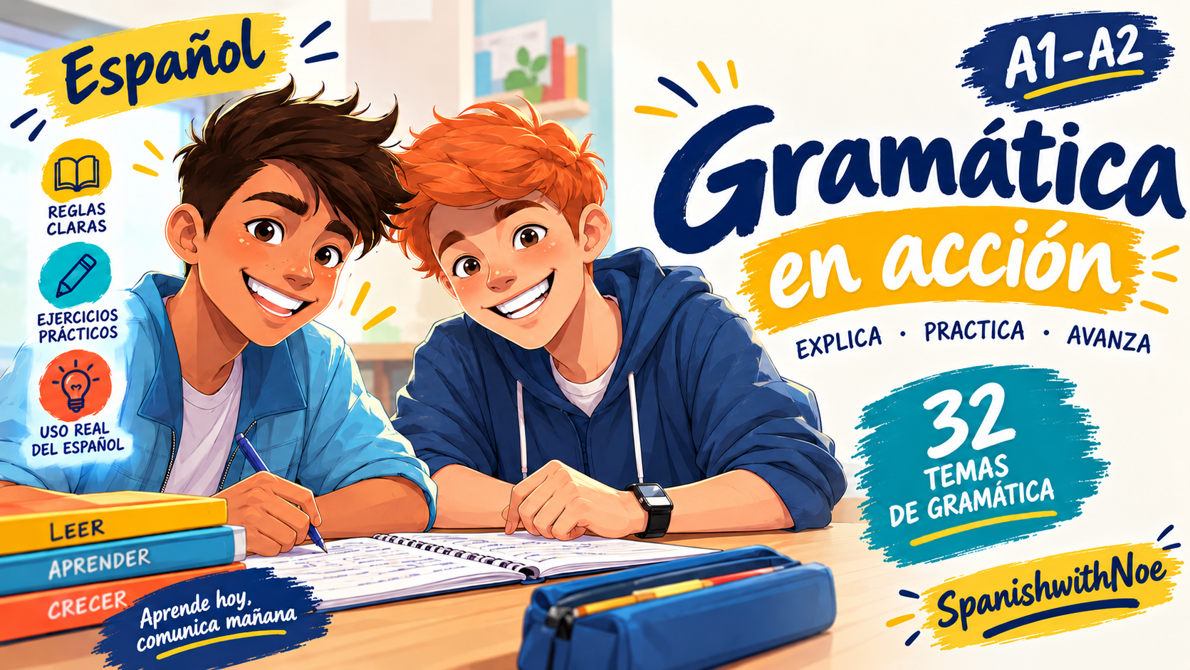 Gramática en Acción DELE A1-A2 — PDF gratis