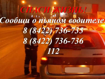 Неравнодушные ульяновцы помогли поймать в феврале восемь пьяных водителей