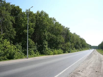 На Сельдинском шоссе обустраивают линию освещения