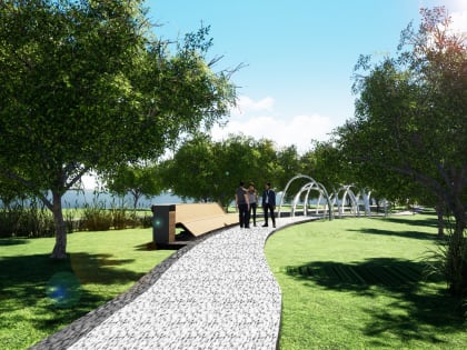 В Ульяновске по нацпроекту «Жильё и городская среда» обустроят новую зону отдыха на берегу Свияги