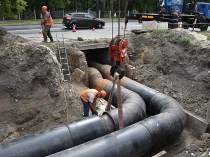 Ульяновские энергетики обновляют тепломагистраль на улице Герасимова