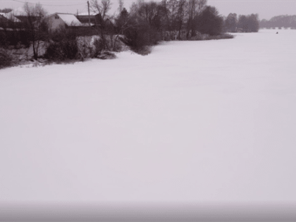 Беспилотник обнаружил в Ульяновске несанкционированный прорубь