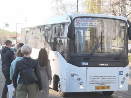 В Ульяновске возобновили движение автобусного маршрута №59 по улице Промышленной