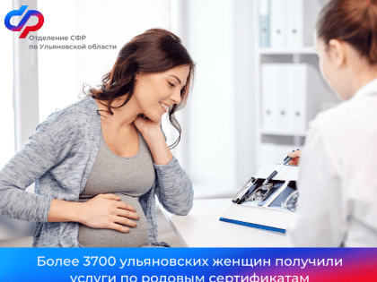 Более 3 700 ульяновских женщин получили услуги по родовым сертификатам за первые полгода 2024 года