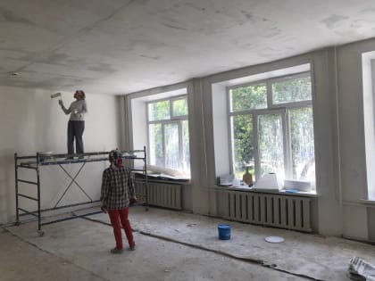 В ульяновской школе №27 идет строительство дополнительного спортивного зала