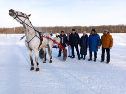 На ульяновском ипподроме открыли зимний беговой сезон и разыграли 230 тысяч рублей