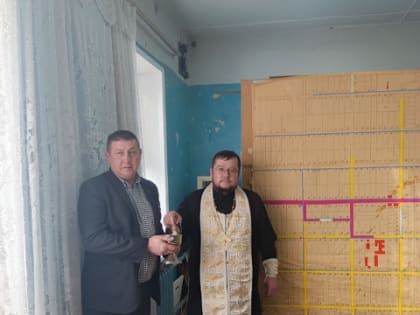 Освящение здания Администрации Крестово-Городищенского сельского поселения
