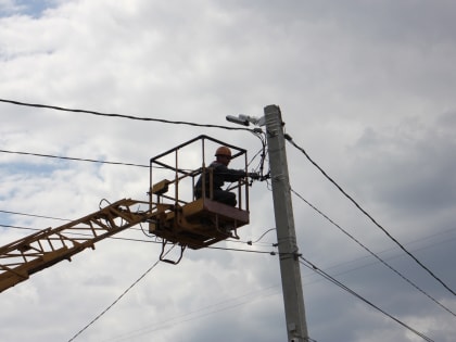 Восстановлено освещение у ДК имени 1 Мая