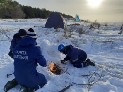 Ульяновские спасатели забрались на Майскую гору и нашли «пострадавшего» (фото)