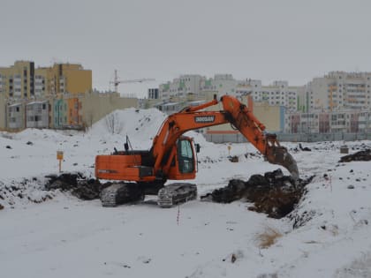 В Засвияжском районе Ульяновска завершают устройство котлована под основание новой дороги