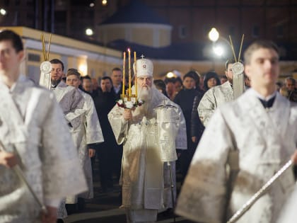 С радостью о Воскресшем Христе: в Симбирской епархии прошли Пасхальные богослужения