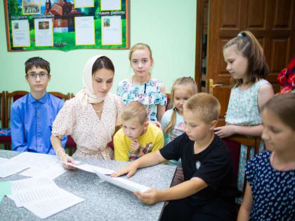 Состоялось очередное занятие в Воскресной школе "Преображение"