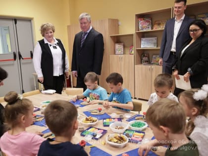 Алексей Русских открыл новый детский сад на 160 мест в Ульяновске