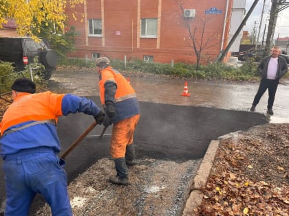 Обновление дорожного покрытия в Ульяновске