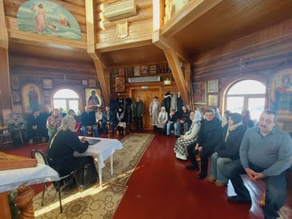Сретенские встречи с прихожанами в с.Красный Яр
