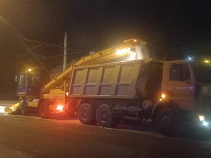 За ночь с улиц Ульяновска вывезли 110 самосвалов снега