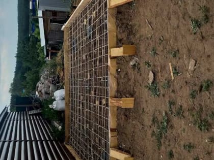 Новая постройка для храма в Красном Яре