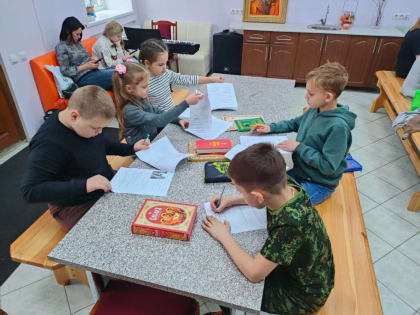Первый этап Х Олимпиады среди воскресных школ Симбирской митрополии