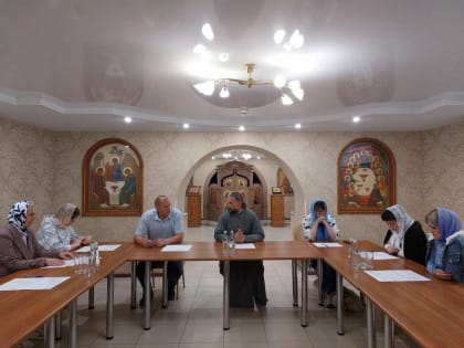 В Свято-Татианинском храме проведено очередное заседание Координационного совета