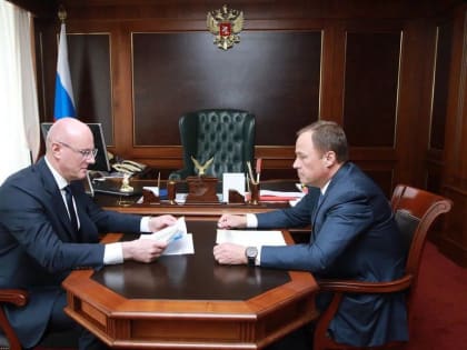 Дмитрий Чернышенко и Игорь Комаров провели рабочую встречу по социально-экономическому развитию Приволжского федерального округа