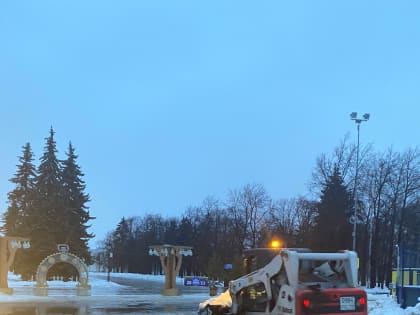 В Ульяновске усилят противогололёдную обработку тротуаров и дорог