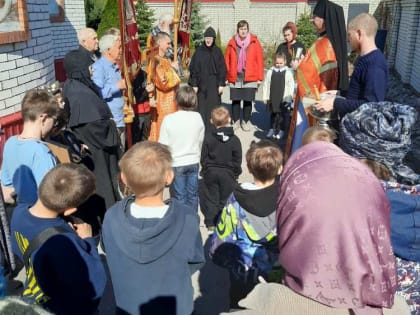 Пасхальный детский праздник в храме архангела Михаила с. Верхний Мелекесс