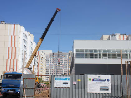 В Новом городе продолжается строительство Центра спортивной борьбы: ведутся отделочные работы