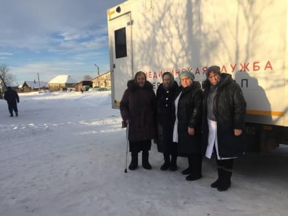 На территории Старомайнского района продолжает работать мобильный ФАП