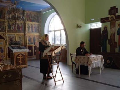Приходское собрание в храме Св. Блж. Андрея Симбирского п. Силикатный